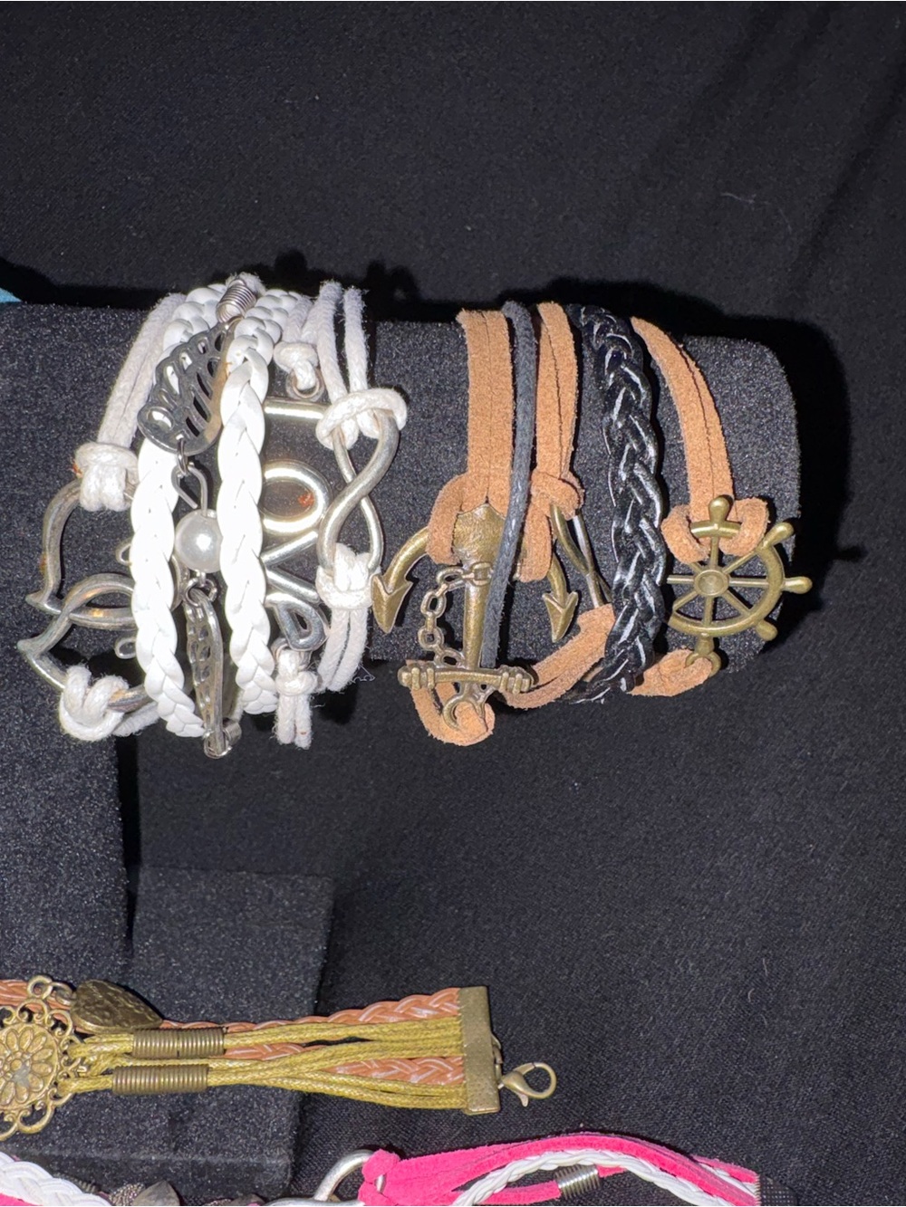 Colorful Multi-Layered Bracelets Set - Picture 3 of 6
